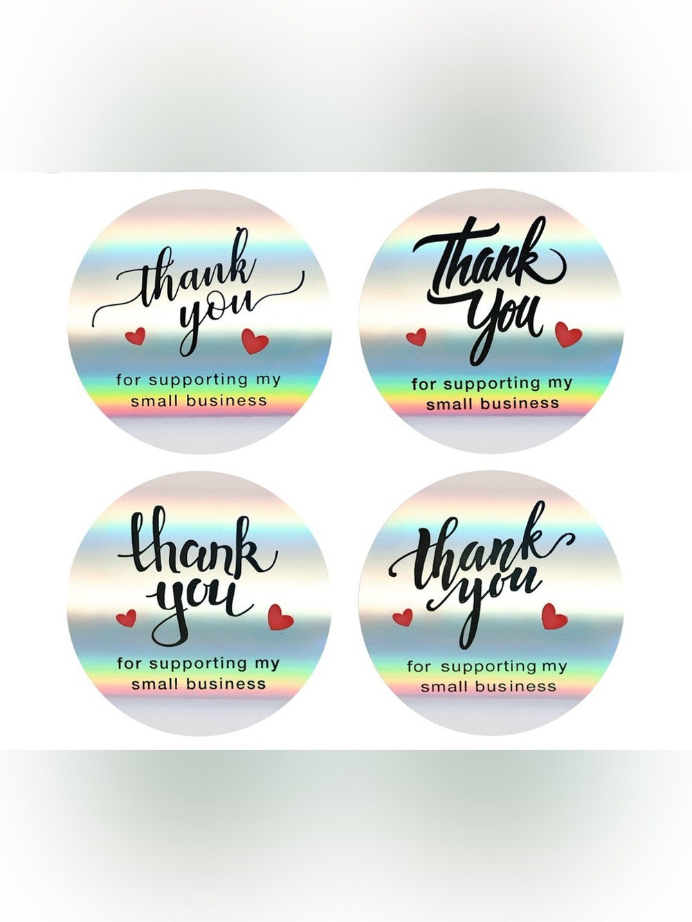Thank you! Stickers 500